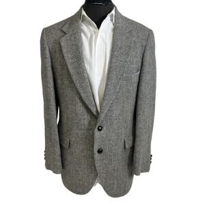 Stafford Harris Tweed Blazer Mens 40 Wool Sport Coat Handwoven Scotland